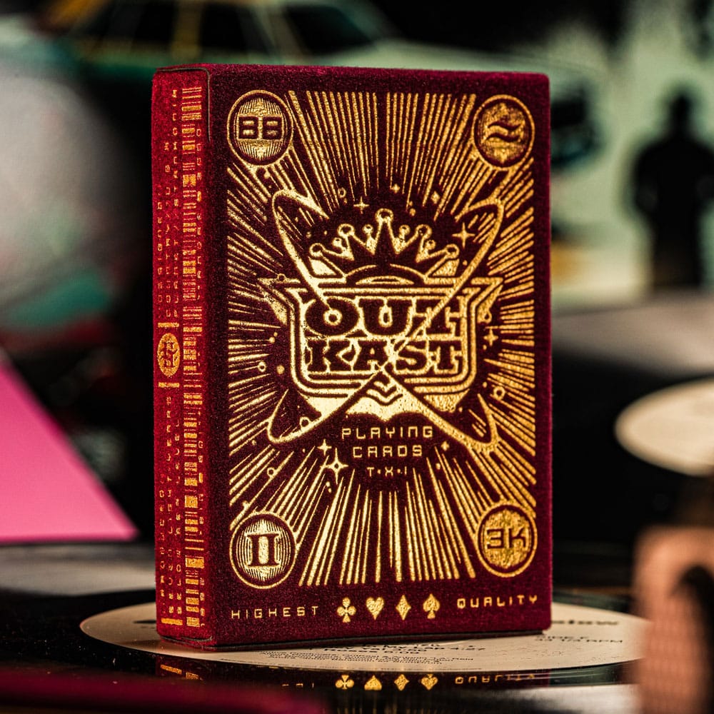 Outcast Red Velvet Playing Cards - Premium Deck by Theory11