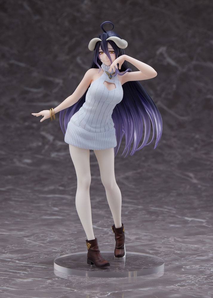 Overlord IV Coreful Albedo Knit Dress PVC Statue (20 cm)