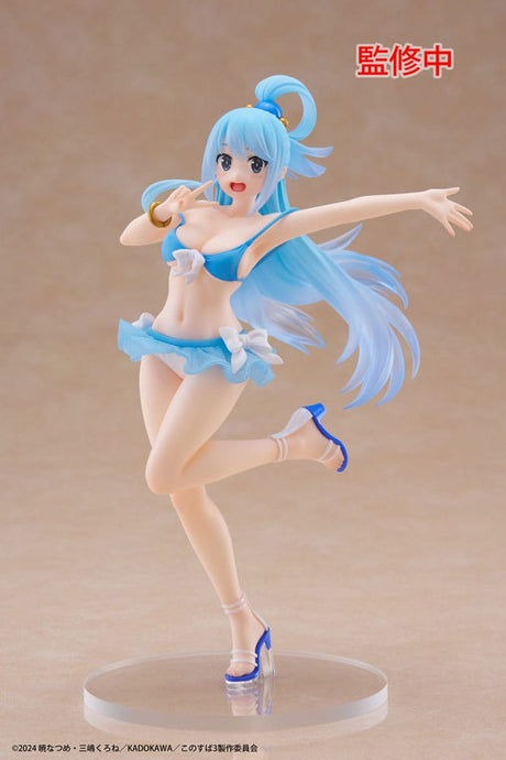 KonoSuba Coreful PVC Aqua Swimwear Version Statue - 18cm