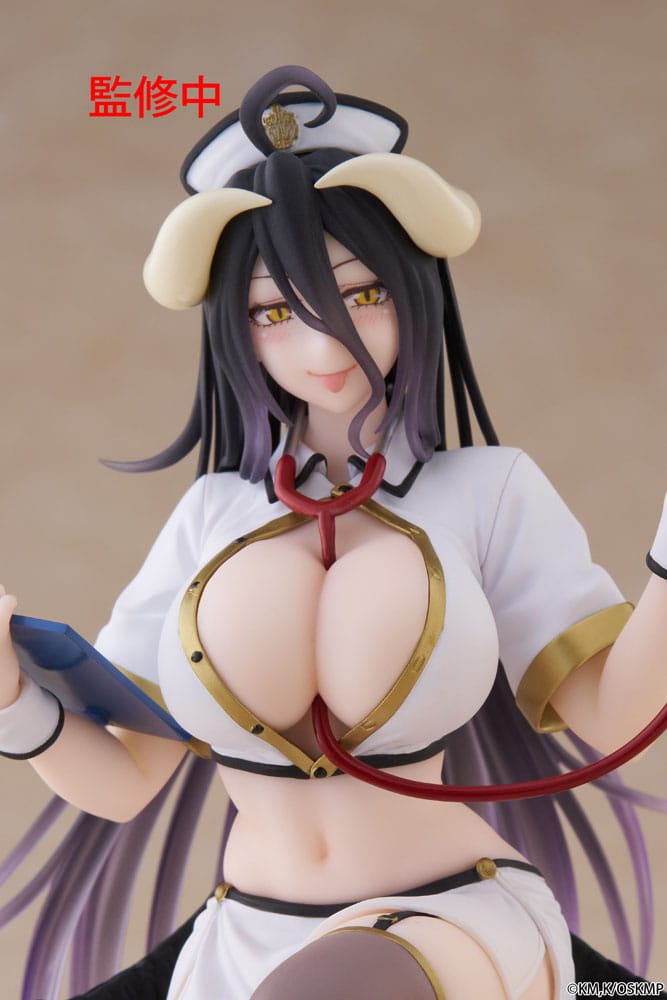 Overlord Albedo Nurse Version Renewal 13cm PVC Statue