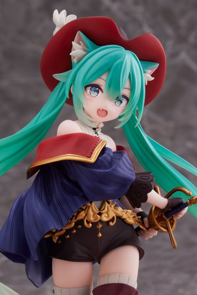 Hatsune Miku PVC Statue Hatsune Miku Wonderland Puss in Boots 18 cm