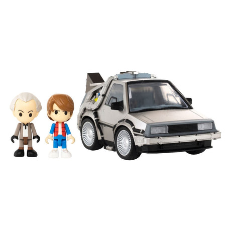 Back to the Future Q-Village Vehicle with Mini-Figures Time Machine