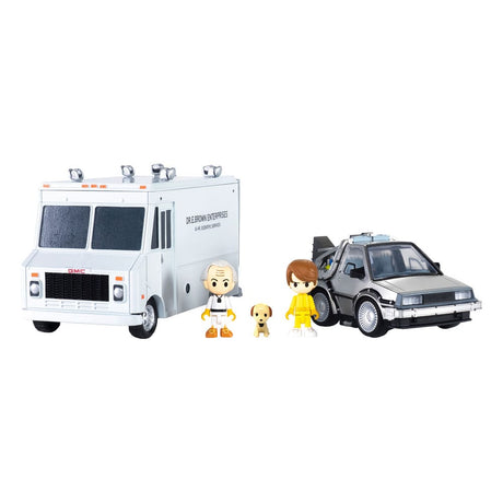 Back to the Future Q-Village Vehicle & Mini-Figures Deluxe Set