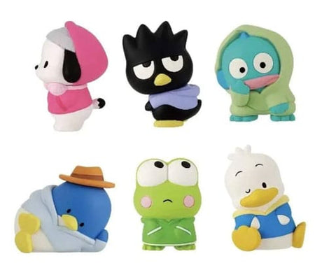 Sanrio Twinchees Hoodie Mini Figures by Hapidanbui - 5cm, Display of 24