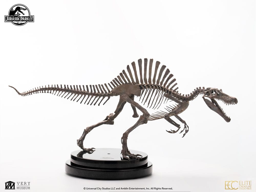 Jurassic Park III ECC Elite Bronze Spinosaurus Skeleton Statue 1/24