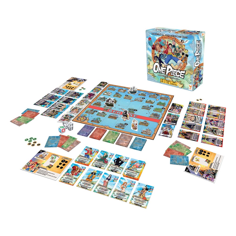 One Piece Adventure Island Board Game - French Edition