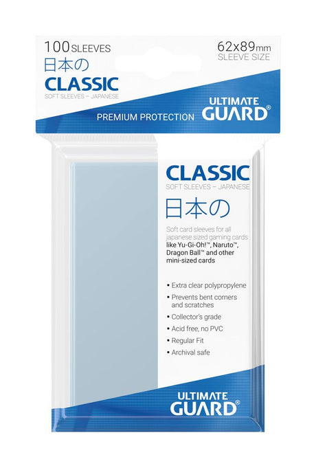 Ultimate Guard Classic Japanese Size Card Sleeves (Pack of 100)