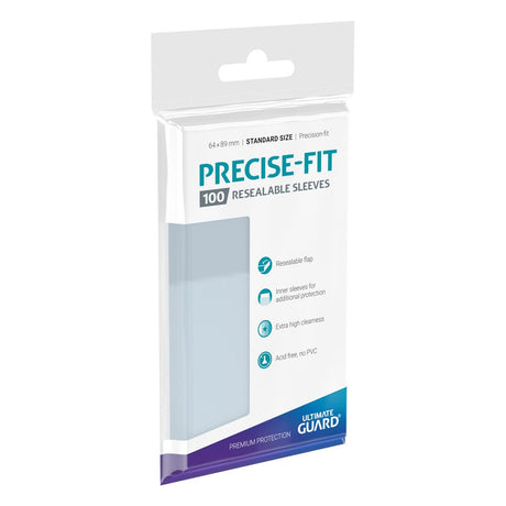 Ultimate Guard Precise-Fit Resealable Sleeves (100) - Standard Size