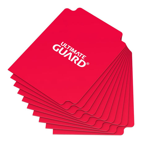 Ultimate Guard Standard Size Card Dividers (10) - Red