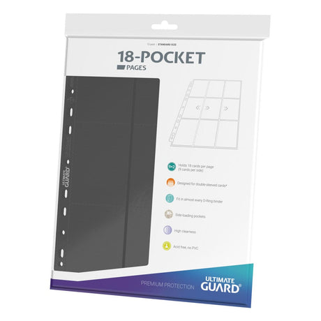 Ultimate Guard XenoSkin 18-Pocket Card Storage (180+ Cards) - Grey