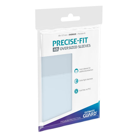Ultimate Guard Precise-Fit Oversized Card Sleeves - Pack of 40