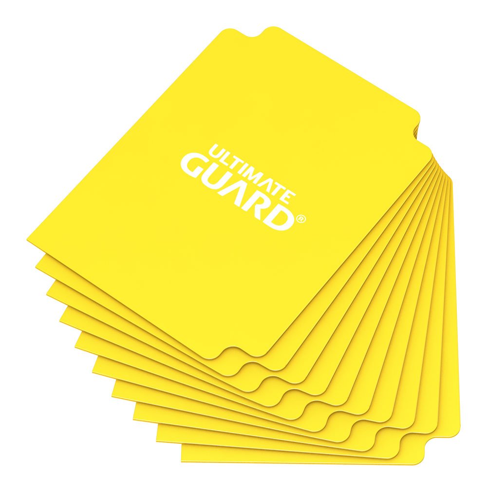 Ultimate Guard Standard Size Card Dividers - Yellow (Pack of 10)