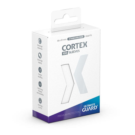 Ultimate Guard White Cortex Sleeves (100) - Standard Size