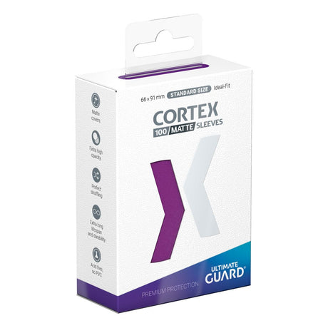 Ultimate Guard Purple Cortex Matte Card Sleeves (Standard Size, 100 Count)