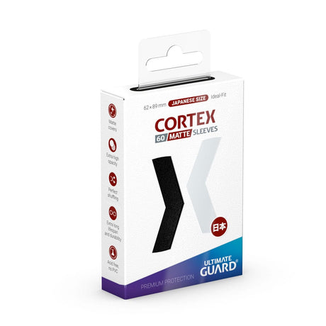 Ultimate Guard Cortex Sleeves Matte - Japanese Size, Black
