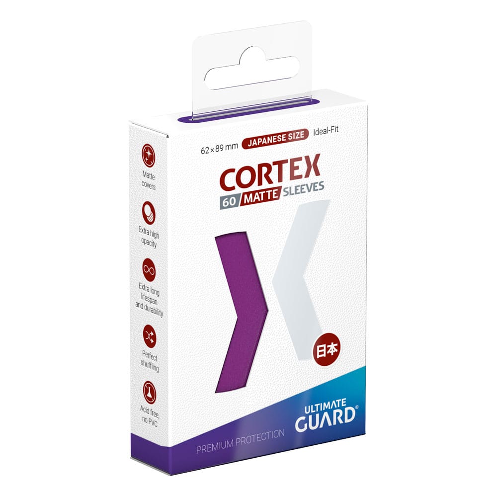 Ultimate Guard Cortex Matte Sleeves - Japanese Size (60), Purple