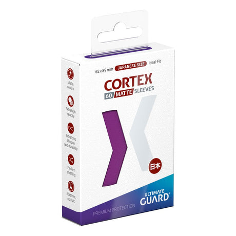Ultimate Guard Cortex Matte Sleeves - Japanese Size (60), Purple