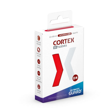 Ultimate Guard Cortex Sleeves (60) Japanese Size - Red
