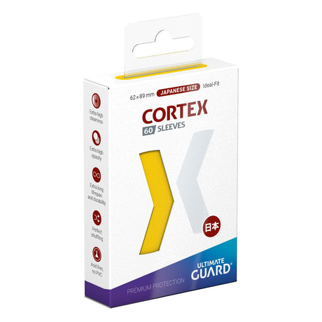 Ultimate Guard Yellow Cortex Sleeves - Japanese Size (60 Pack)