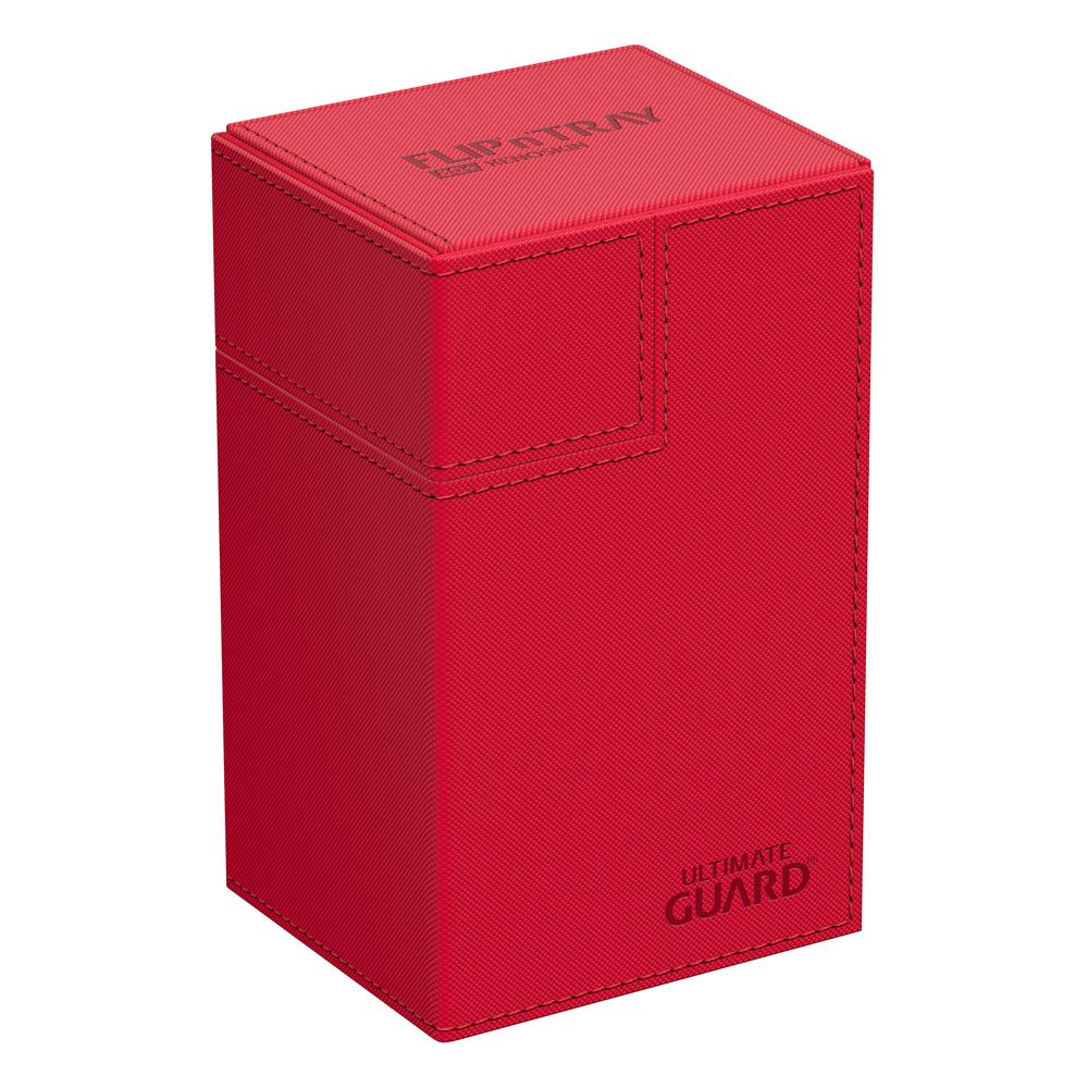 Ultimate Guard 80+ Xenoskin Flip'n'Tray - Striking Red