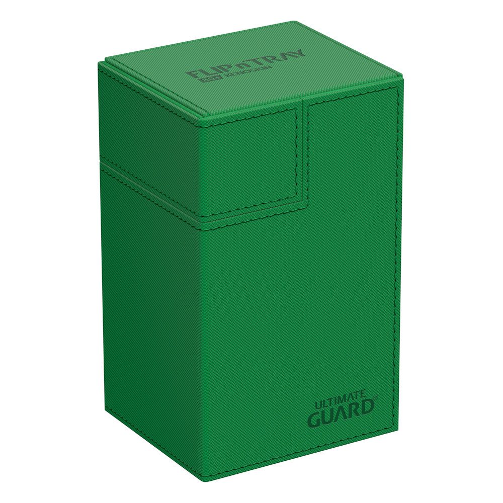 Ultimate Guard Flip'n'Tray 80+ Deck Box - Xenoskin, Green