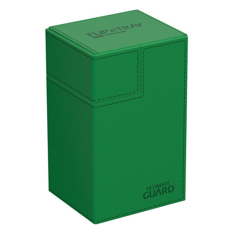 Ultimate Guard Flip'n'Tray 80+ Deck Box - Xenoskin, Green