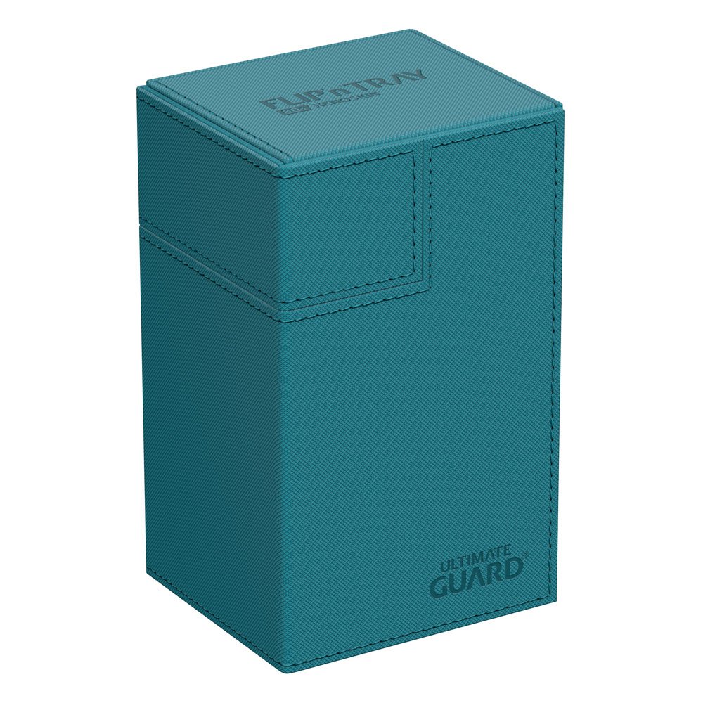 Ultimate Guard Flip'n'Tray 80+ Xenoskin Deck Box - Petrol Blue