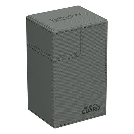 Ultimate Guard Flip'n'Tray 80+ Deck Box with Xenoskin - Grey