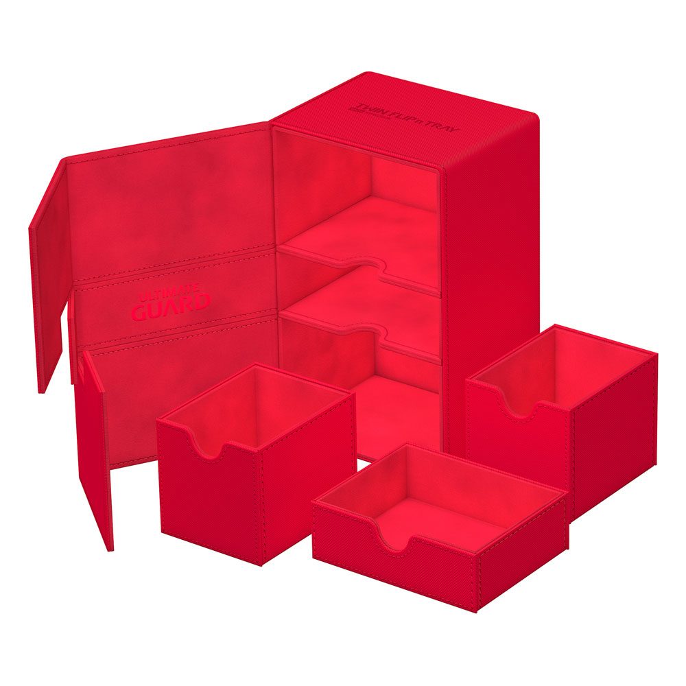 Ultimate Guard Twin Flip'n'Tray 160+ Xenoskin - Deep Red