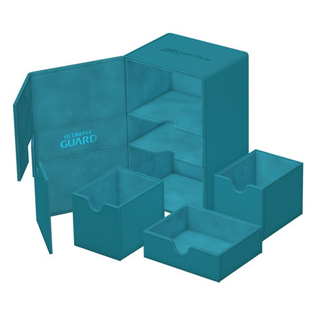 Ultimate Guard Twin Flip'n'Tray 160+ Xenoskin - Petrol Blue