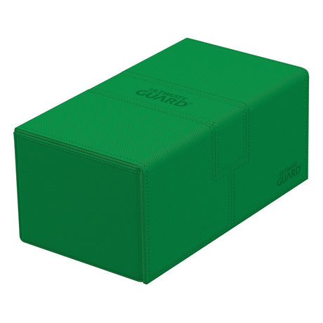 Ultimate Guard 200+ Twin Flip'n'Tray Xenoskin Deck Box - Green