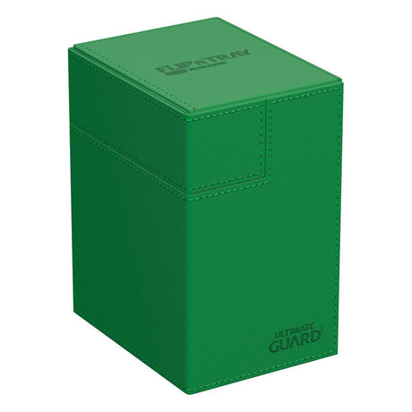 Green Ultimate Guard 133+ Flip'n'Tray XenoSkin Deck Box