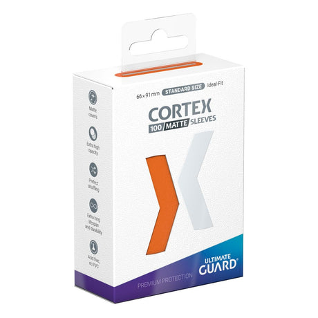 Ultimate Guard Cortex Matte Card Sleeves (100) - Vibrant Orange