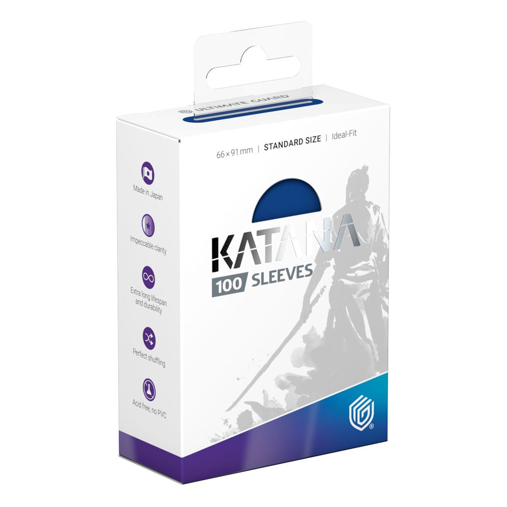 Ultimate Guard Katana Sleeves - Standard Size, Blue Bird (100 Pack)