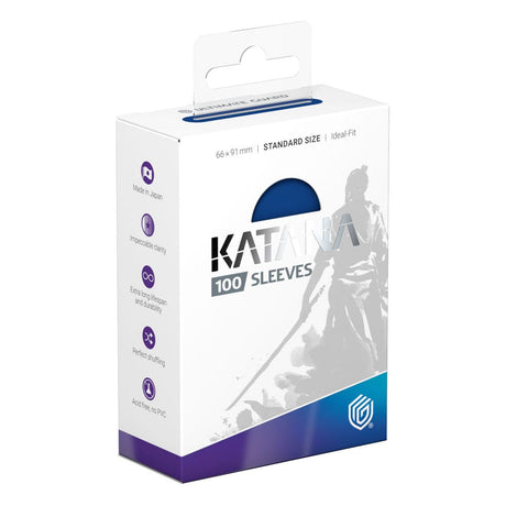 Ultimate Guard Katana Sleeves - Standard Size, Blue Bird (100 Pack)
