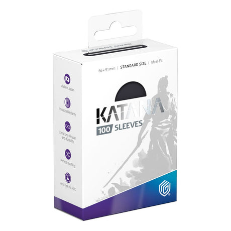 Ultimate Guard Katana Standard Sleeves (100) - Obsidian Shard