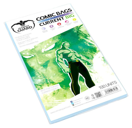 Ultimate Guard Big Size Resealable Comic Bags (100 Pack)