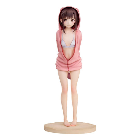 Original Character Swimsuit Hoodie Misaki 26cm PVC Statue