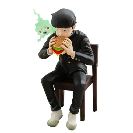 Mob Psycho 100 III x Bunbougu Cafe - Shigeo Kageyama & Ekubo 13 cm PVC Statue