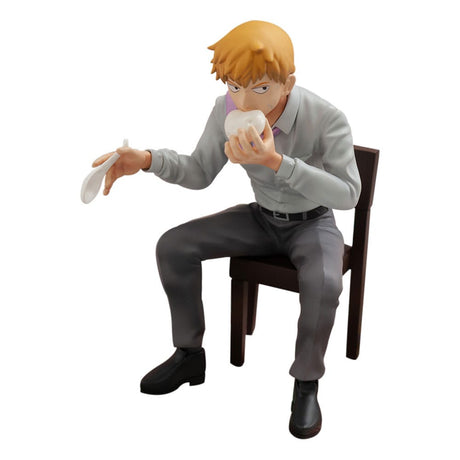 Mob Psycho 100 III x Bunbougu Cafe - PVC Statue: Arataka Reigen 14cm