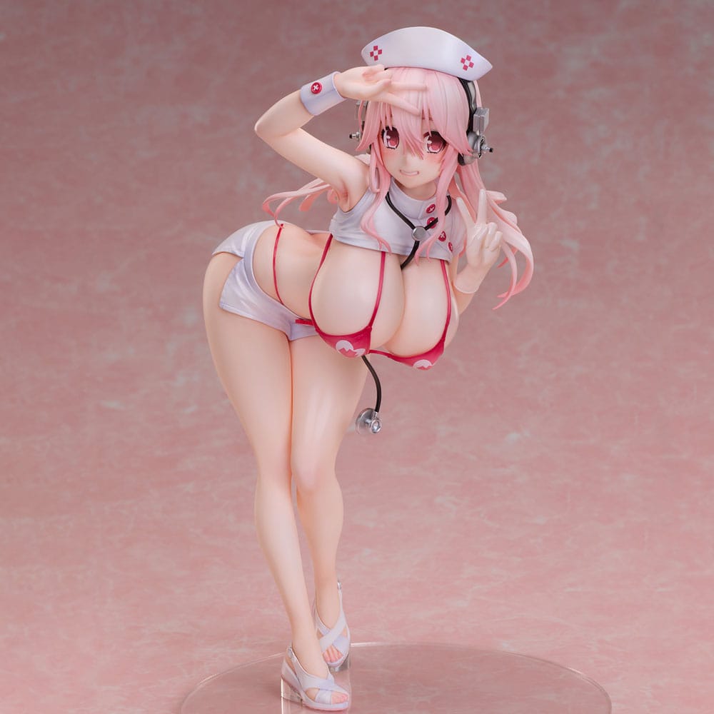 Super Sonico Nurse Bikini Statue, PVC, 1/6 Scale, 22cm