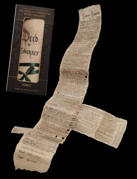 The Hobbit Mini Replica: Bilbo Baggins' Burglar Contract