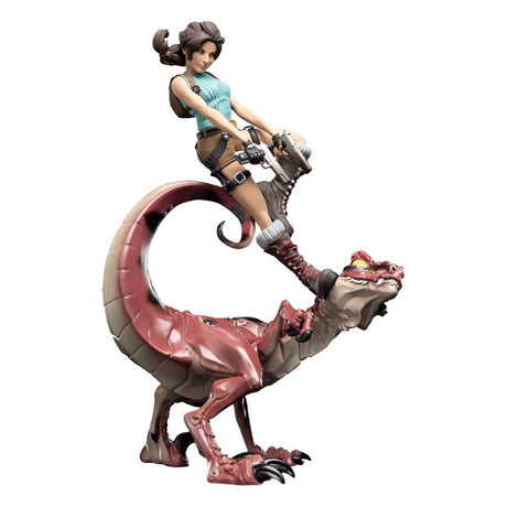 Tomb Raider Mini Epics: Lara Croft & Raptor Vinyl Figure