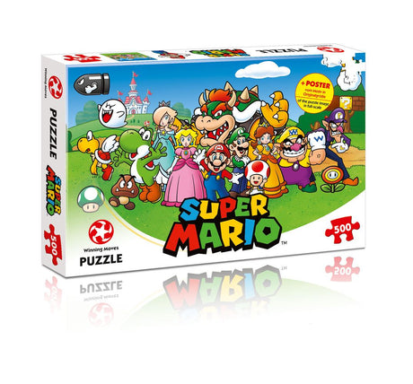 Super Mario & Friends Official Jigsaw Puzzle - 500 Pieces