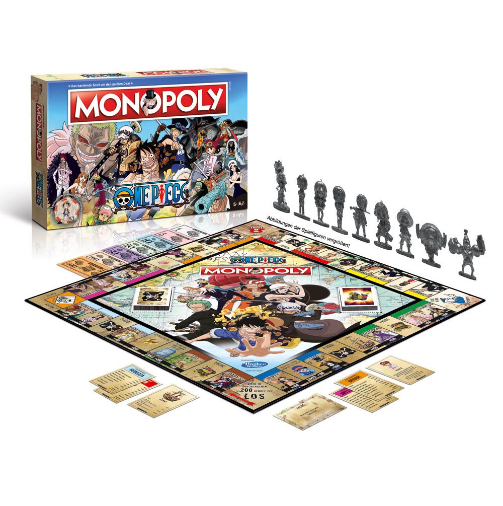 One Piece Monopoly Board Game - German Version