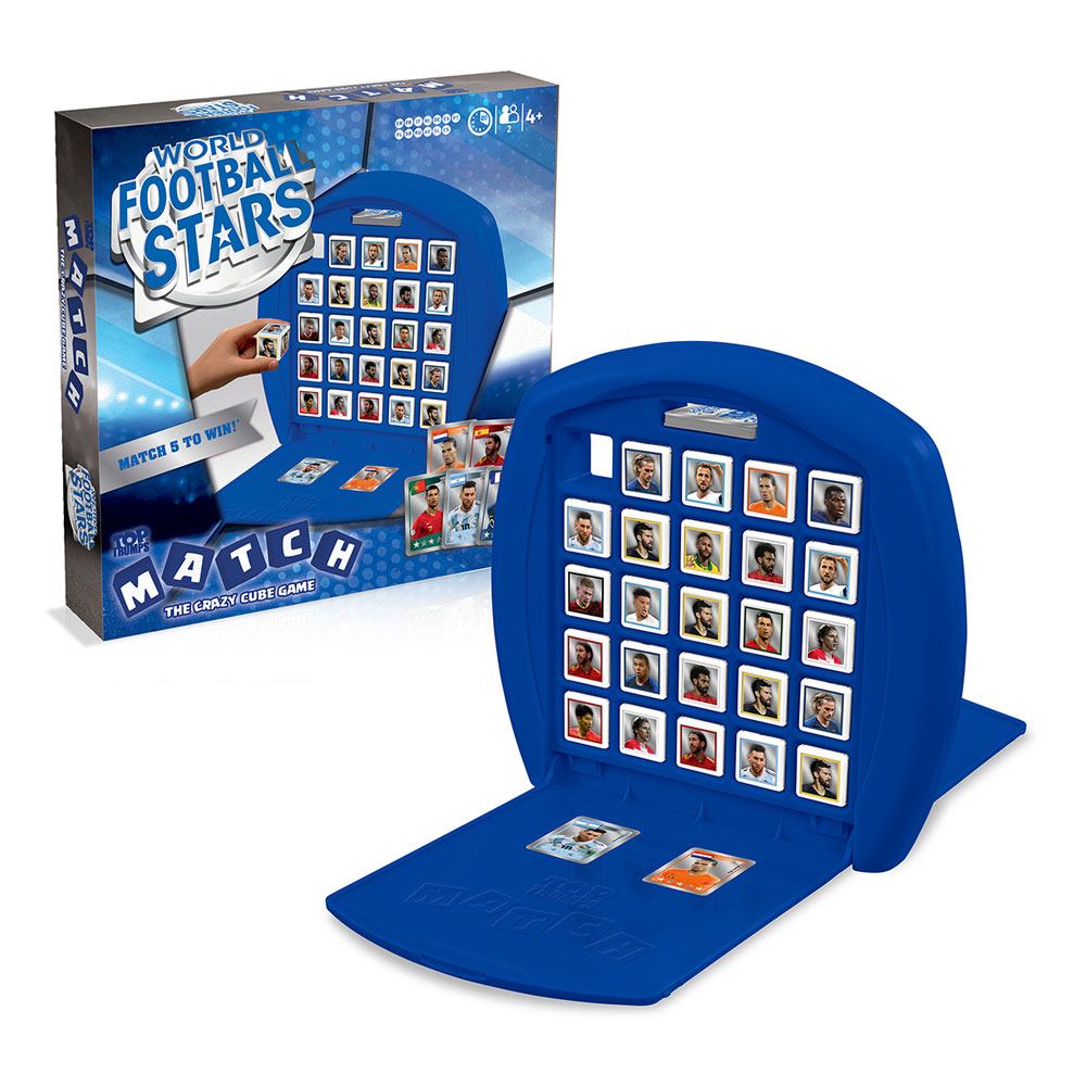 Top Trumps Match World Football Stars - The Crazy Cube Game