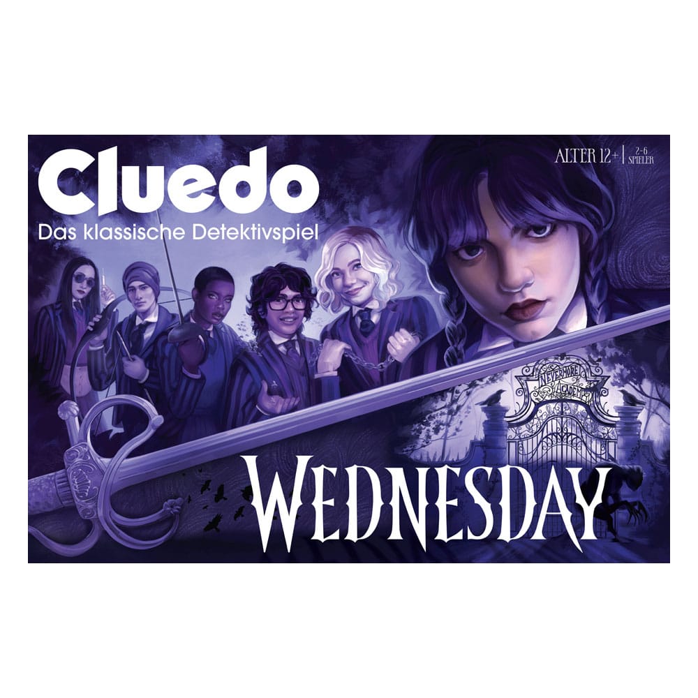 Wednesday Clue Board Game - German Version