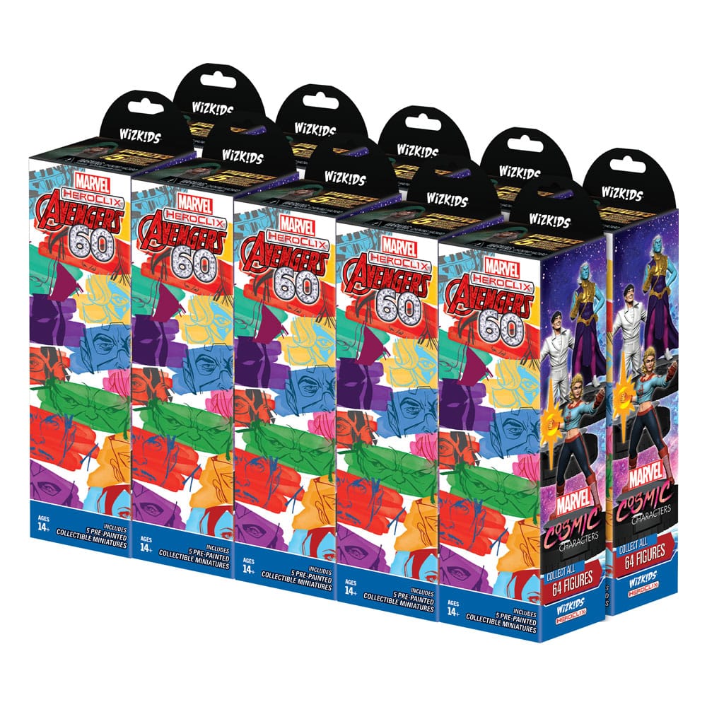 Marvel HeroClix: Avengers 60th Anniversary Booster Brick Set