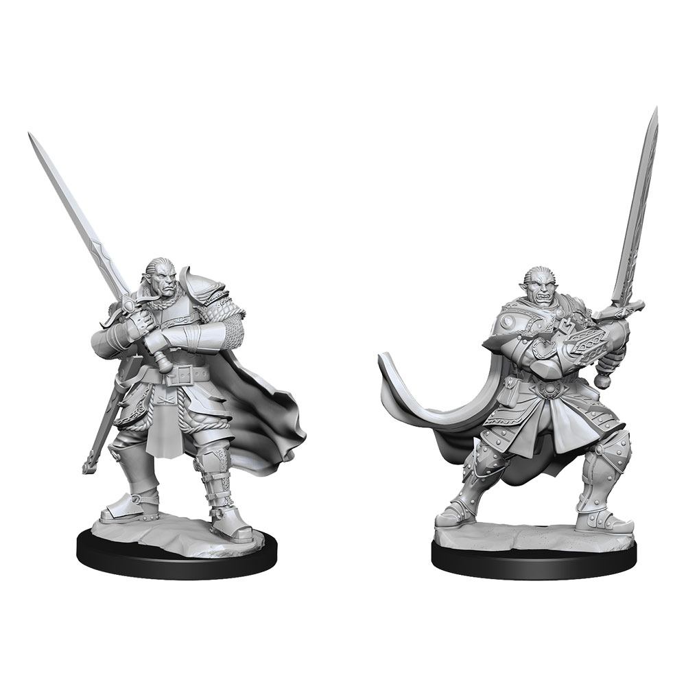 D&D Nolzur's Marvelous Unpainted Miniatures: Half-Orc Paladin Male