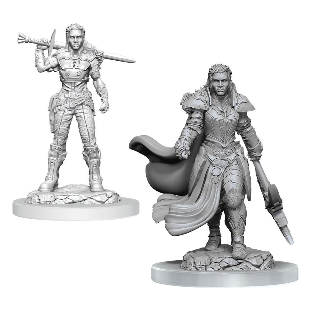 D&D Nolzur's Marvelous Unpainted Miniatures 2-Pack: Female Orc Fighter